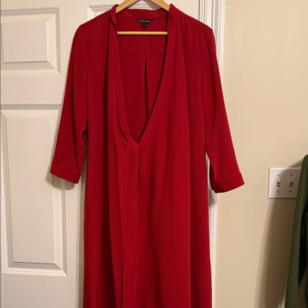 Brooks Brothers Vibrant Red Dress